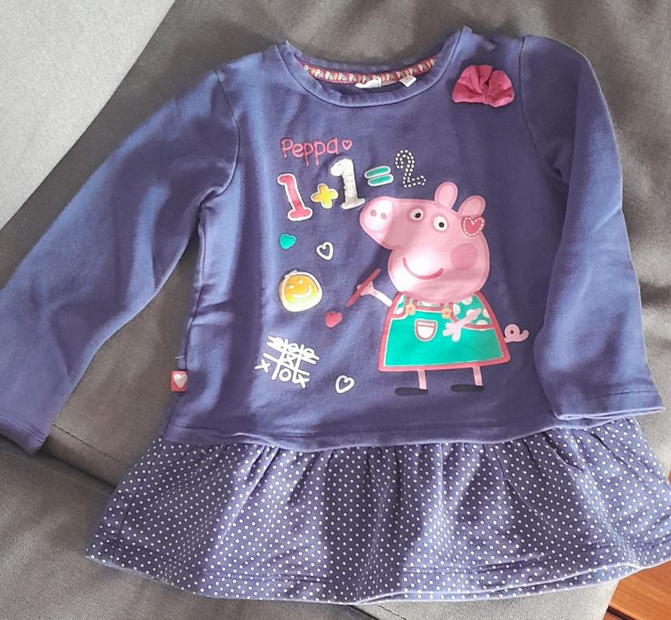 Bluzy 3 szt disney paw patrol świnka peppa 104/110