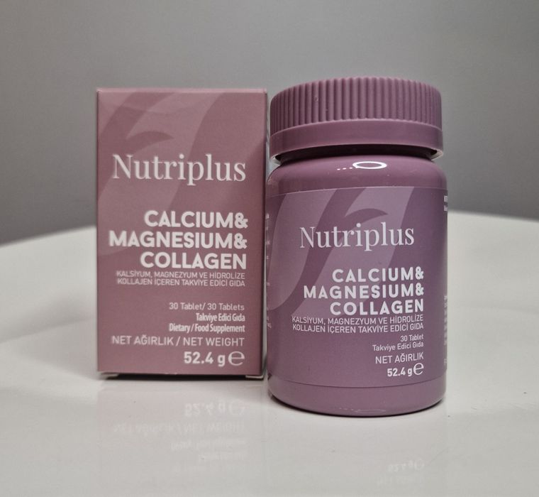 Kolagen Wapń Magnez Nutriplus Farmasi Tabl.