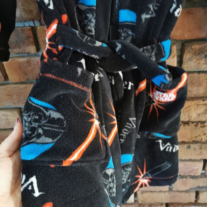 Szlafrok Star Wars 5 6 lat 116 czarny jak Nowy