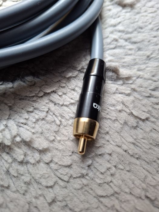 Melodika MDSW40G Kabel do subwoofera (RCA-RCA) - 4m