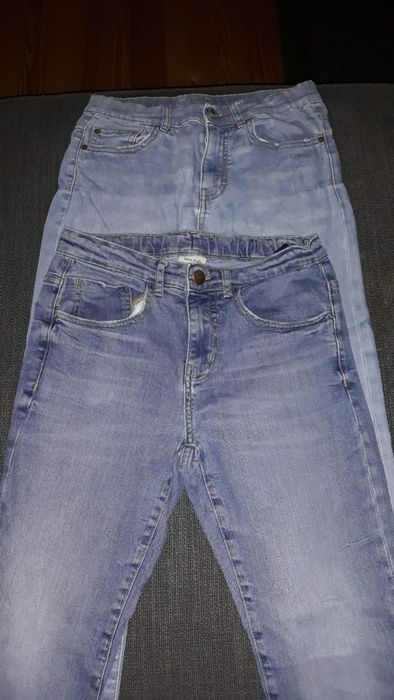 Spodnie jeansy 2 szt. ZARA roz. 152