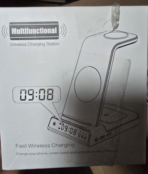 Ładowarka 3w1 bezprzewodowa, indukcyjna