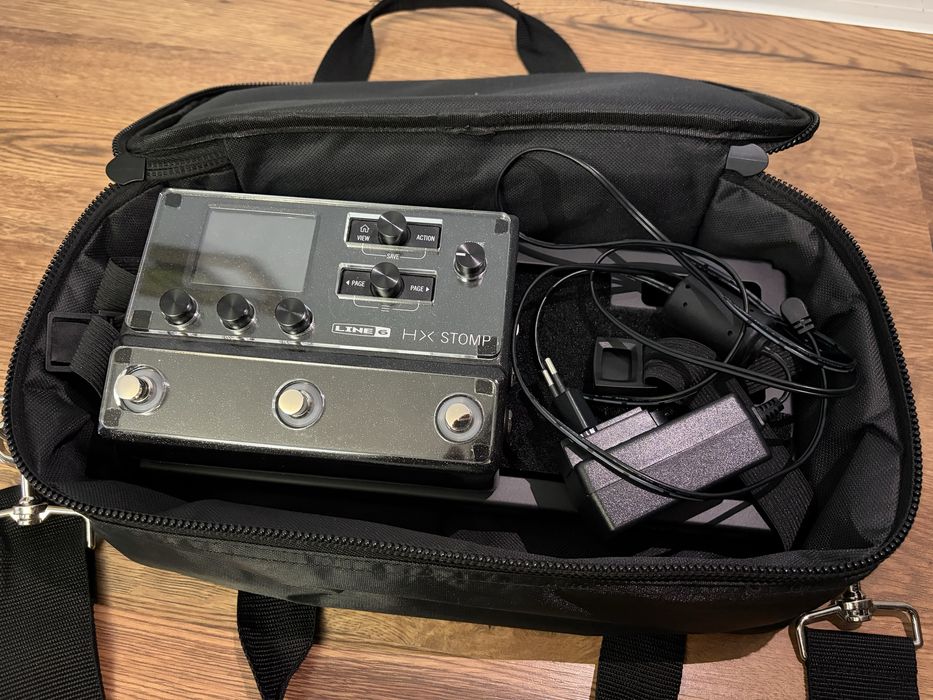 Line 6 HX Helix Stomp + pedalboard Rockboard