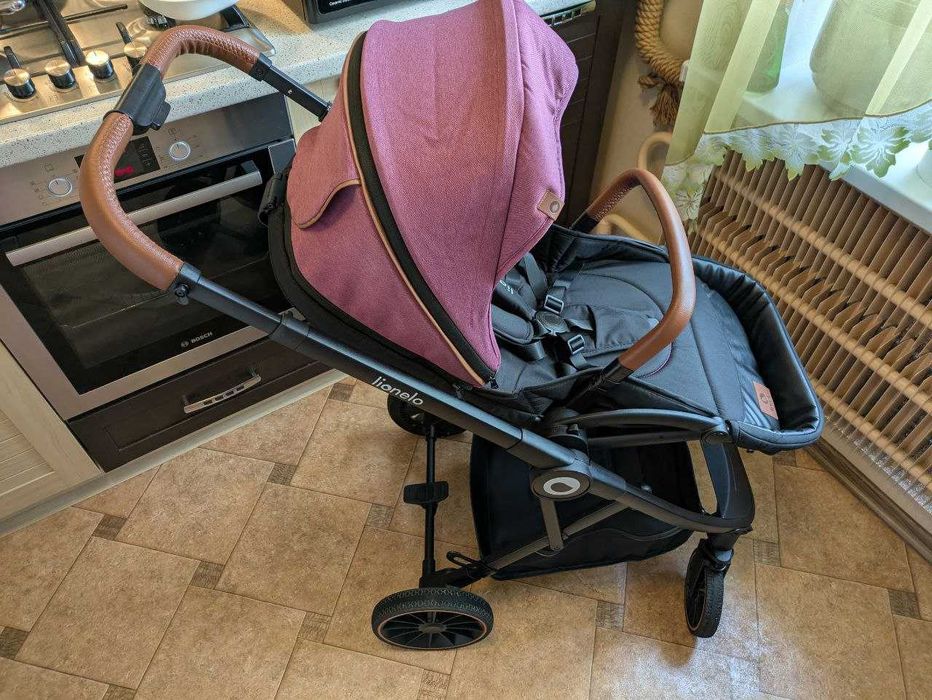 Дитяча коляска універсальна 2 в 1 Lionelo Riya 2in1 Pink Violet