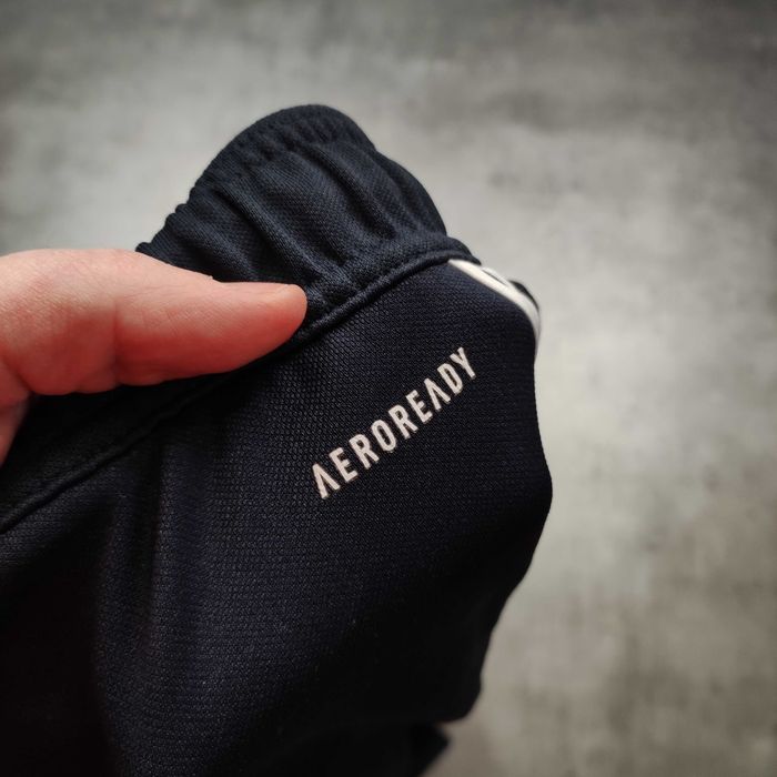 MĘSKIE Dresy Sportowe Spodnie Jogery Trening Granat Adidas AeroReady