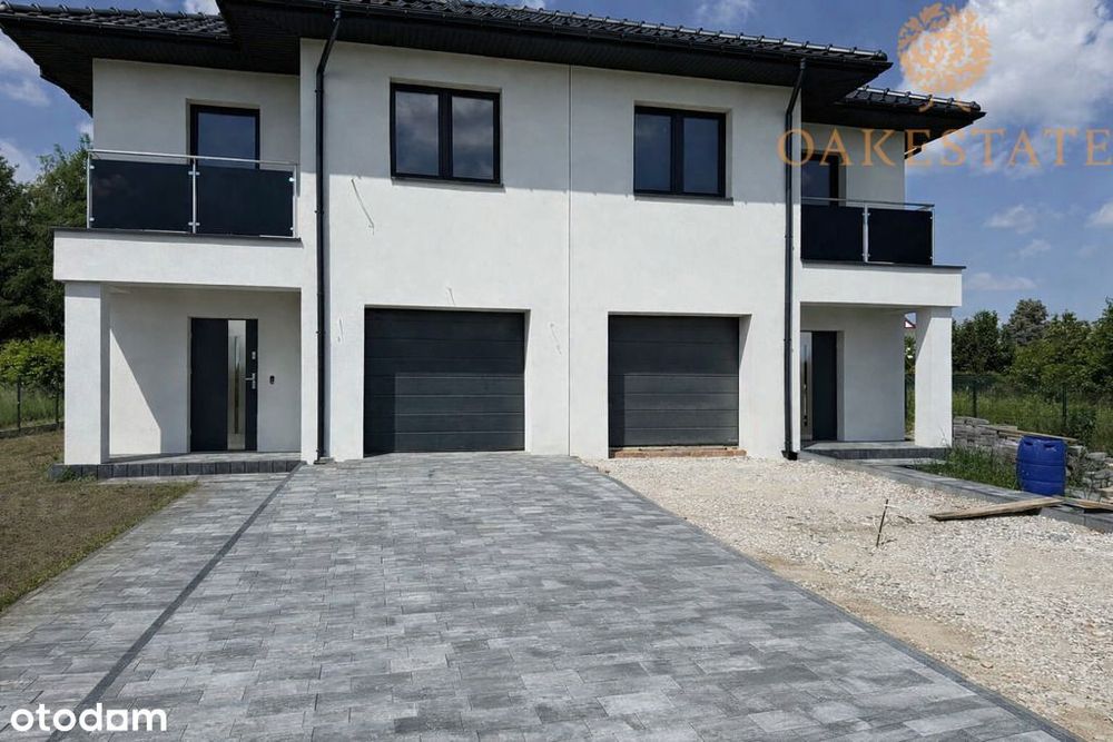 Nowoczesny bliźniak 136m2, stan deweloperski