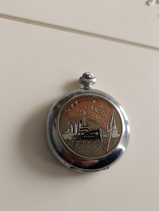 Radziecki zegarek kieszonkowy