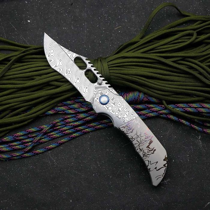 Nóż składany EDC, Merriken Ultimatum Damascus