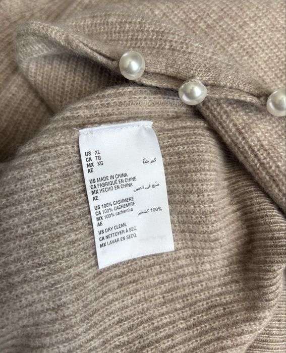 Sweter damski 100% kaszmir Charter Club rozmiar XL