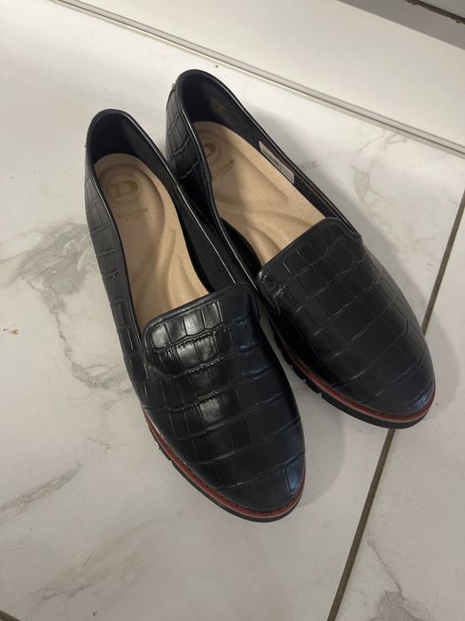 Damskie buty skórzane firmy Dune London rozmiar 41 czarne