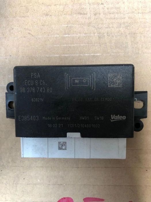 peugeot citroen moduł parkroonikow pdc 9837674380