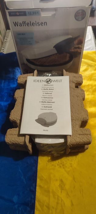 Вафельница Ideenwelt 1200W из Германии