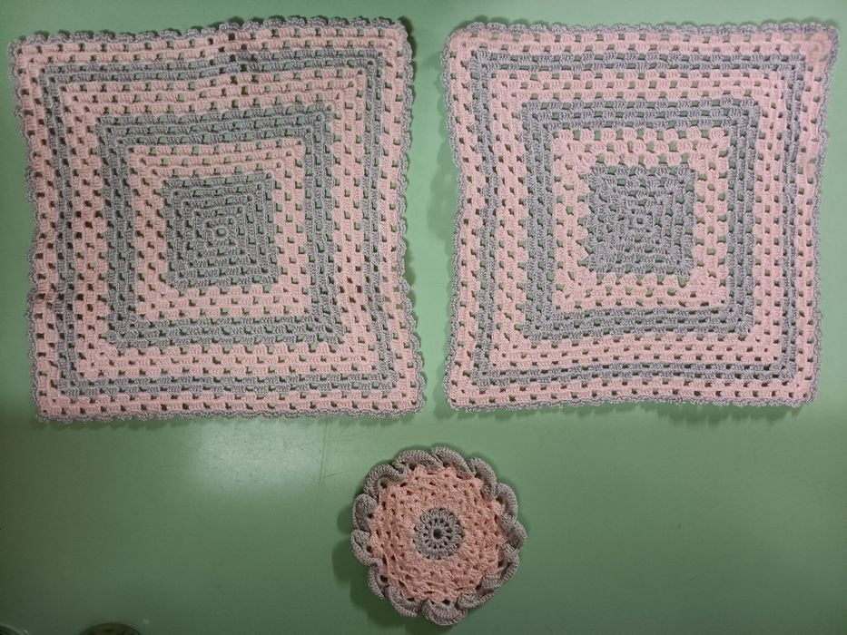 Conjunto naperons vinrage novos
