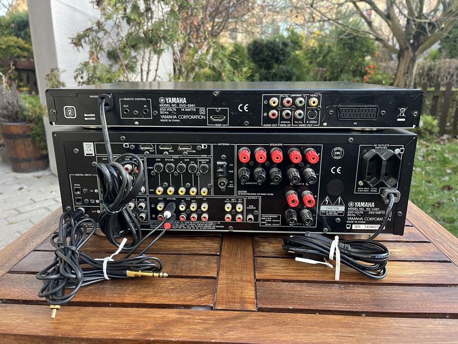 Yamaha RX-V461 Amplituner + BEZ DVD