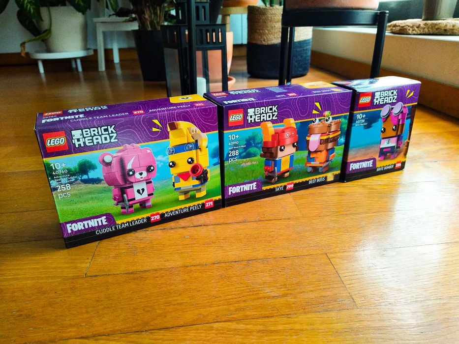 LEGO BrickHeadz Fortnite 40728 + 40760 + 40910