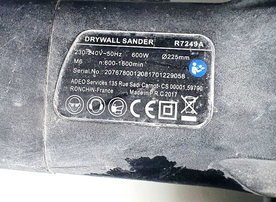 Szlifierka do gipsu żyrafa DRYWALL SANDER R7249A