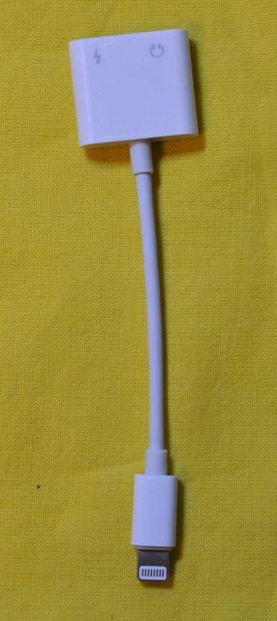 rozdzielacz adapter lightning - 2 x lightning dla telefonu Apple
