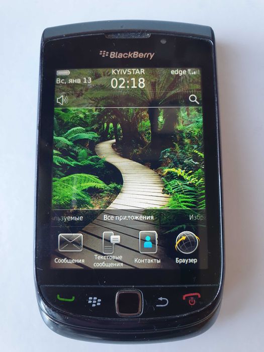 смартфон  BlackBerry Torch 9800 слайдер