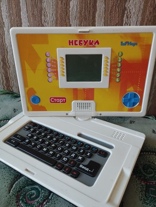 Детский ноутбук обучающий и игровой