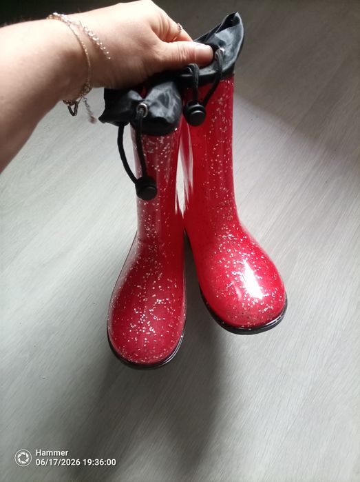 Brokatowe kalosze z Minnie 29/30