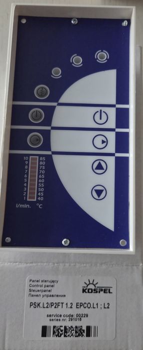 Panel sterujący PSK.L2/P2FT do kotłów KOSPEL EPCO.L1, EPCO.L2