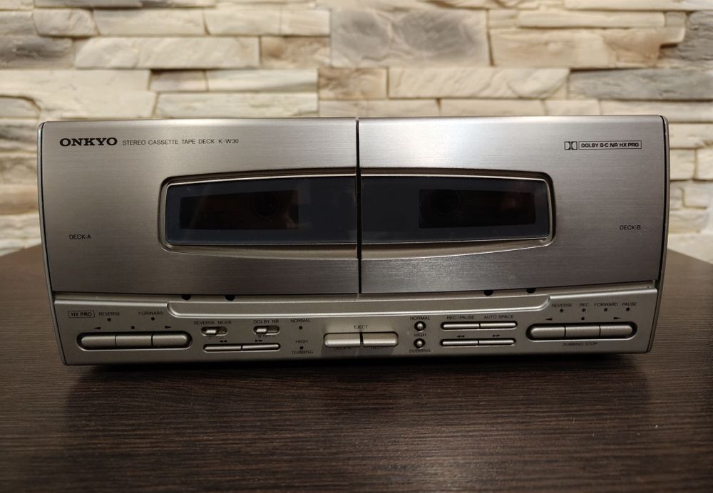 Magnetofon deck ONKYO K-W30 MIDI 2x autorevers vintage