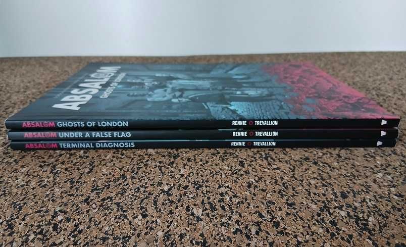 3 BDs - Absalom vols. 1, 2 e 3 (coleção completa)