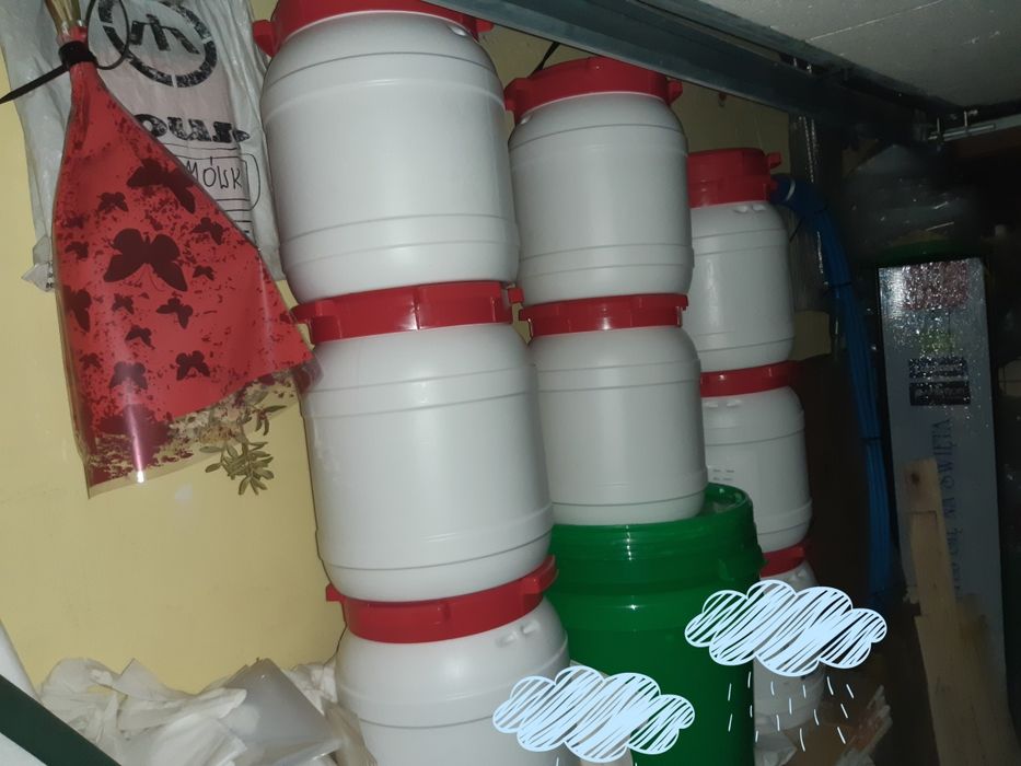 Wiadra beczki nowe od 15L do 200L