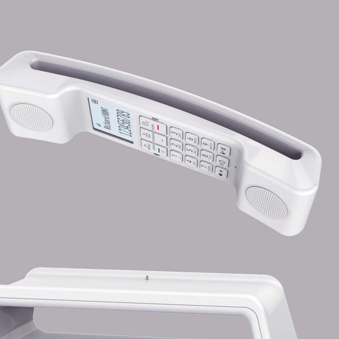 ALCATEL ePure Iconic Telefon Bezprzewodowy DECT BLokada Połączeń Biały