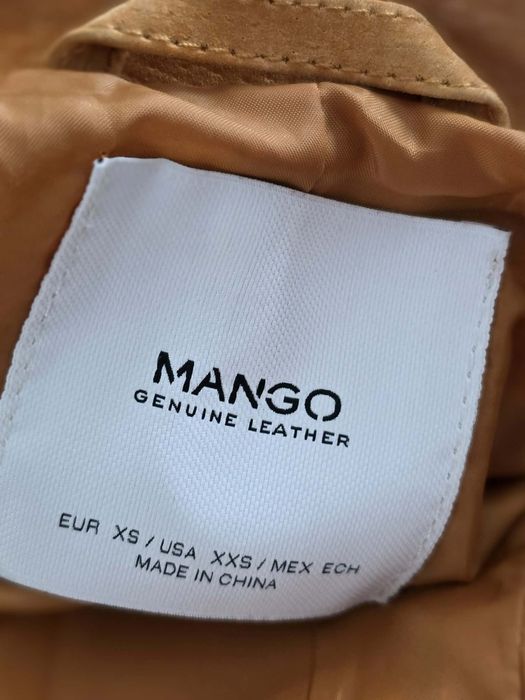 Ramoneska skórzana MANGO