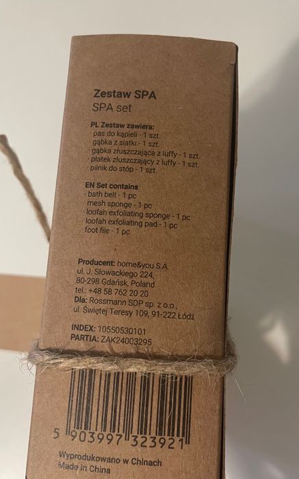 Zestaw SPA Eloy - nowe