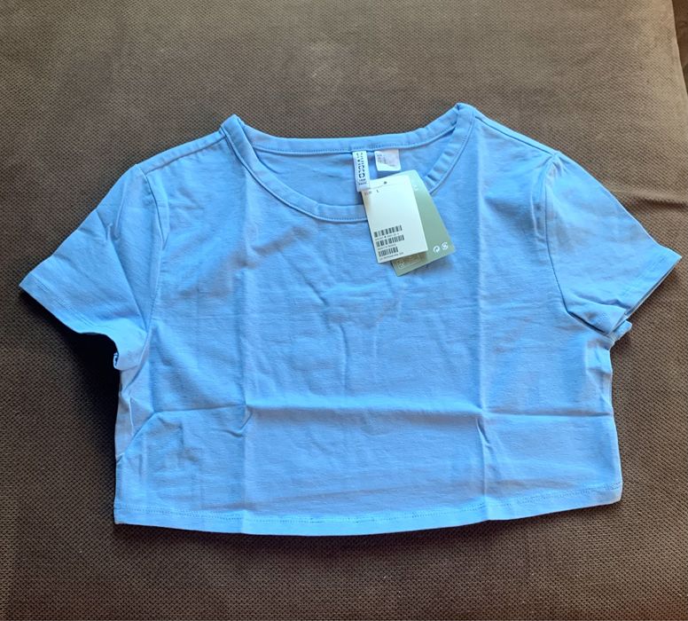 Top krótki H&M roz L
