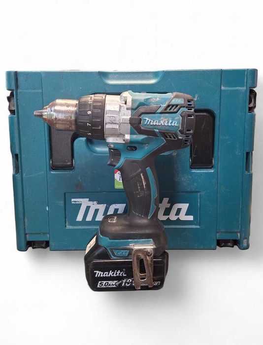 Wiertarko-wkrętarka Makita DHP481 wraz z akumulatorem + walizka