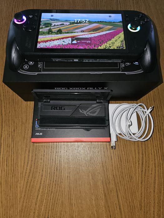 ASUS ROG Xbox Ally X (2025) 1TB + Dock ROG Bulwark + Carregador Apple 95W