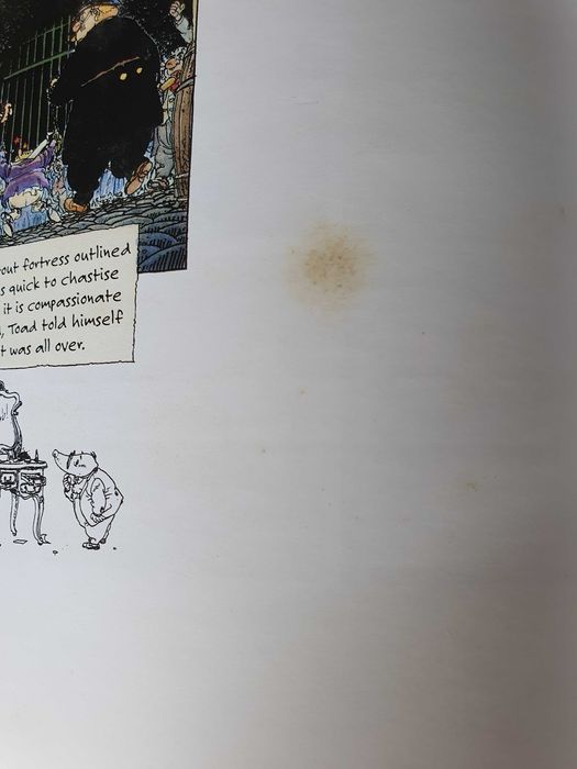 Conjunto de 4 livros usados de banda desenhada The Wind in The Willows