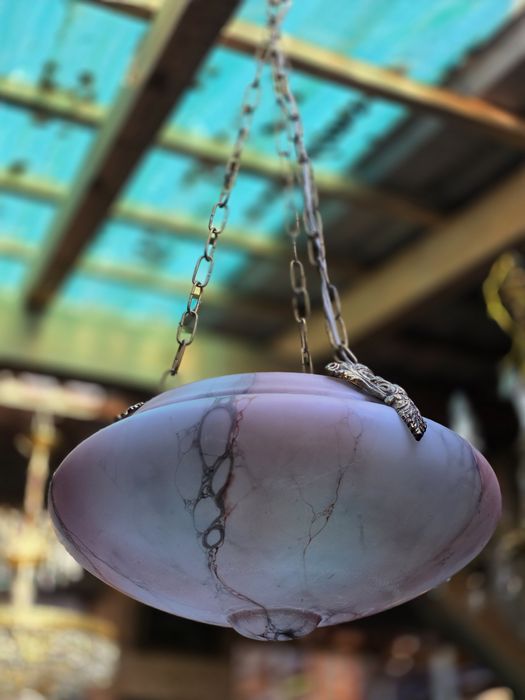 Żyrandol Art deco duży klosz #2217 Stylowy Węgrów