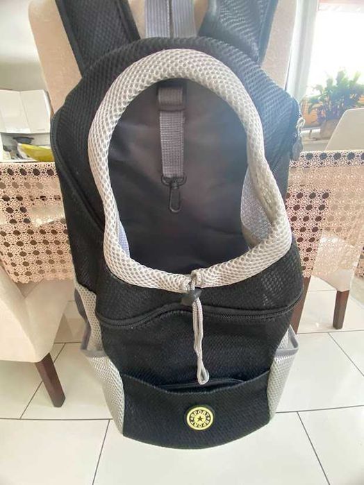 NOWY Plecak transporter dla psa lub kota - Oddychający, Bezpieczny!