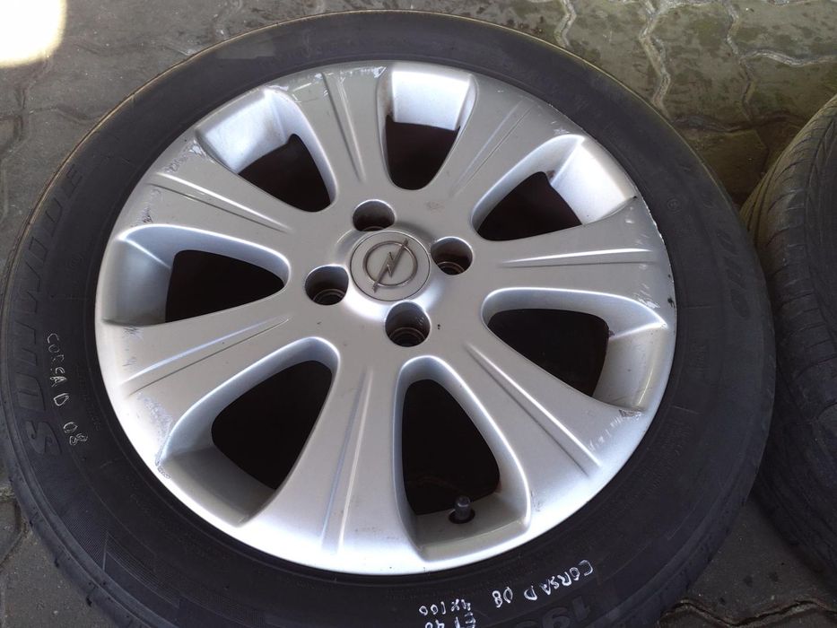 Jantes Opel R16 Com Pneus 195/55 Furação 4X100