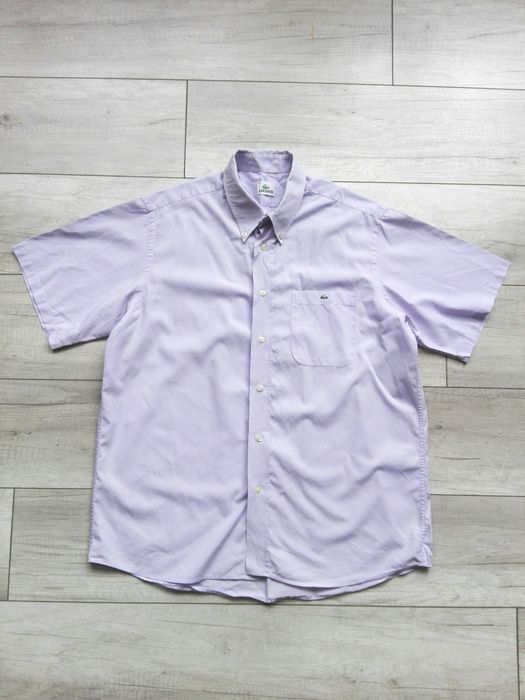 Lacoste oryginalna koszula krótki rękaw rozm L
