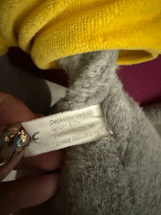 Bardzo duża mysz marki Diddle lata 80 te