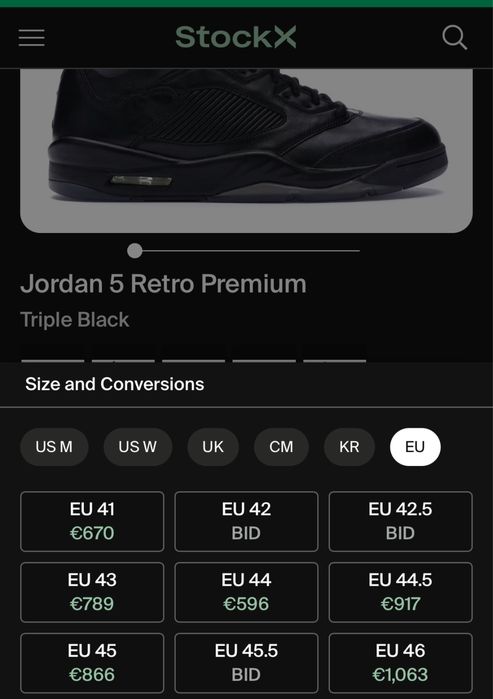 Кроссовки Nike Air Jordan 5 черные оригинал
