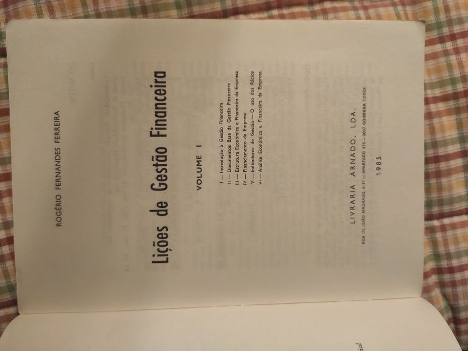 Lições de Gestão Financeira | Rogério Fernandes Ferreira