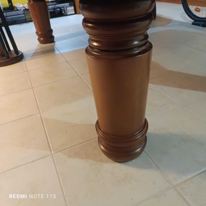 Mesa Bilhar com suporte e 8 tacos