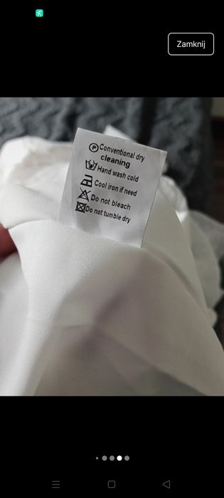 Biała sukienka Shein