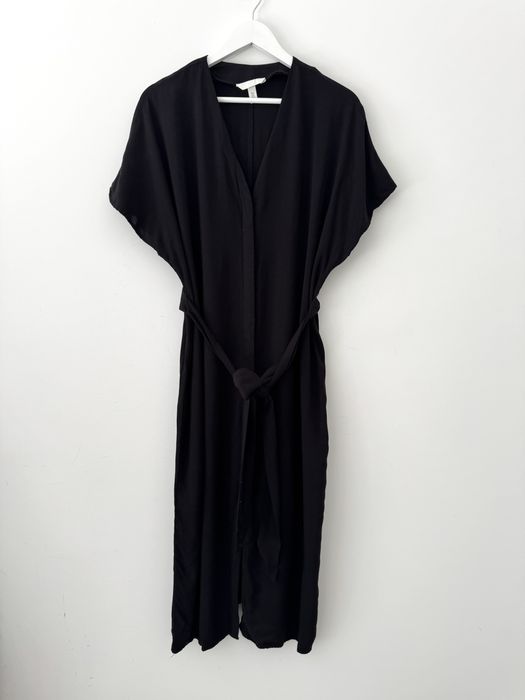 H&M koszulowa sukienka midi
