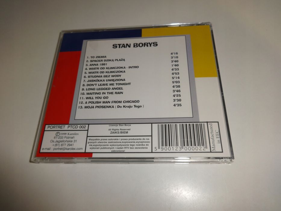 Stan Borys Portret CD *