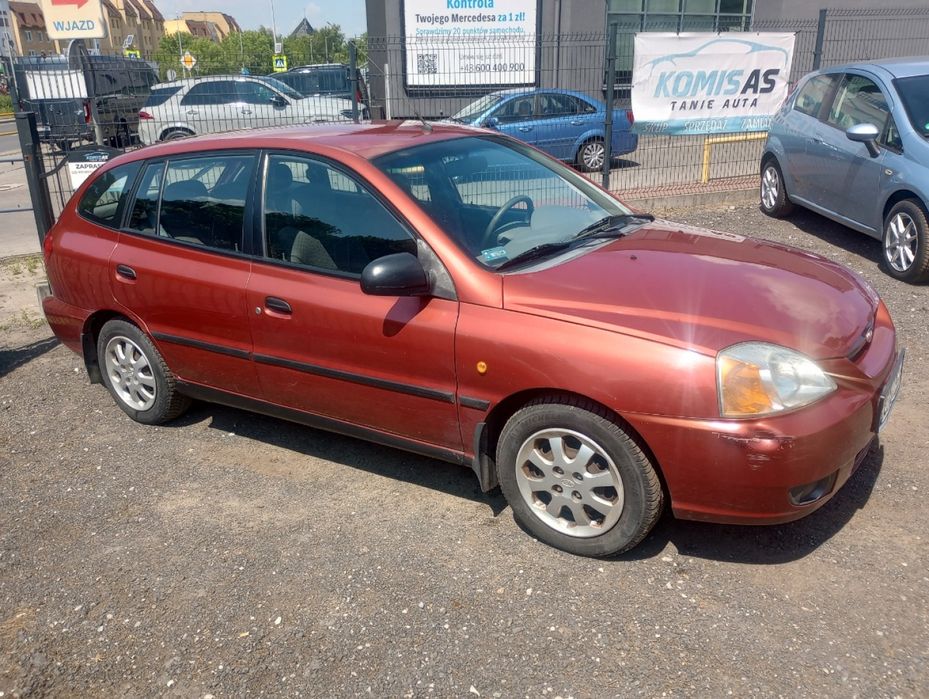 Kia Rio 1.3 + GAZ 82KM 2003r • sprawna klima • HAK • butla do 2034 • TORUŃ