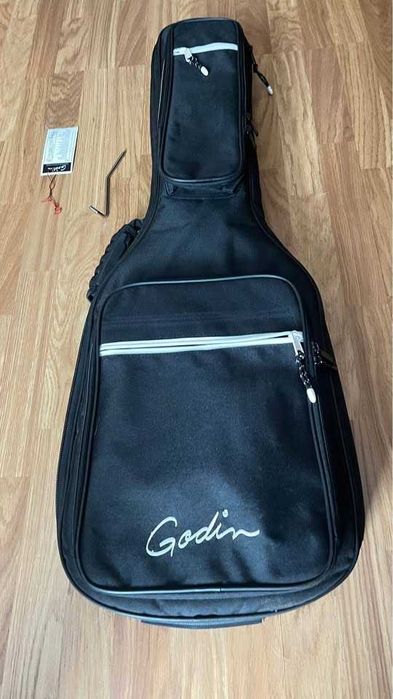PACK Godin LGXT (Cognac Burst) - guitarra eléctrica, com piezo e pickup MIDI  + Roland GR-55 + pickup GK3 + CABO GKC-5