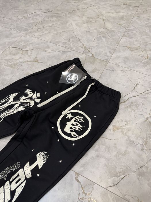 Штани Hellstar Flared Pants Black Distressed