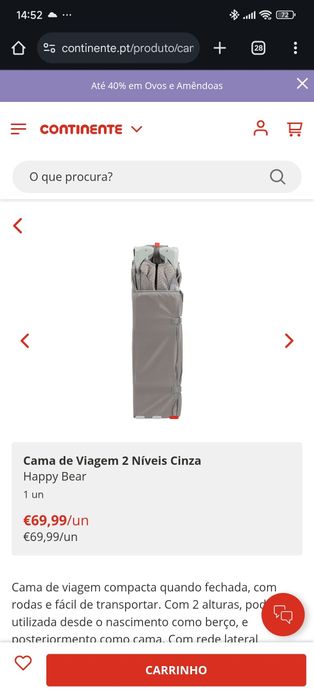 Cama de Viagem HAPPY BEAR